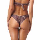 Montce Swim - Leopard Print Added Coverage Uno Bottom