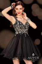 Alyce Paris Homecoming - 4402 Dress In Black