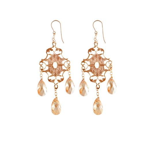 Heather Gardner - Boho Chic Crystal Earrings