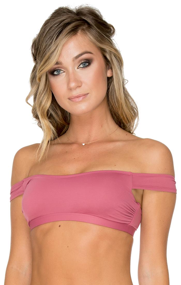 Aerin Rose Swimwear - Rose Quartz Zeliya Top T440roqu