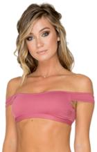 Aerin Rose Swimwear - Rose Quartz Zeliya Top T440roqu