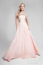 Terani Prom - Alluring Jeweled High Neck Mikado Ball Gown 1712p2887