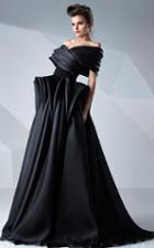 Mnm Couture - Origami Off-shoulder Gown G0621