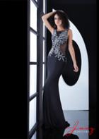 Jasz Couture - 5480 Dress In Black
