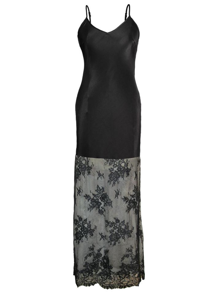 Gold Hawk - Long Lace Slip Dress