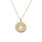 Margaret Elizabeth - Diamond Pavã£â© Open Starburst Charm Necklace