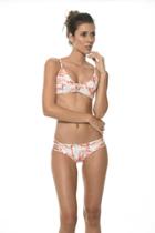 2017 Malai Swimwear - Dancing Famlingoes Bralette Top T00265