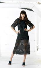 Again Collection - Makers Lace Dress In Black