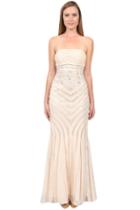 Sue Wong - N0230 Evening Gown In Champagne
