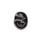 Femme Metale Jewelry - Snake Ring Black