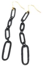 Nina Nguyen Jewelry - Shoulder Duster Oxidized Earrings
