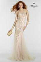 Alyce Paris - 6600 Prom Dress In Nude Gold