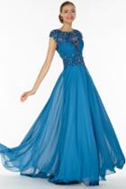 Alyce Paris Black Label - 29627 Asymmetrical Pleated Bodice Gown