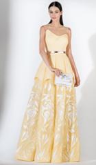 Saiid Kobeisy - 3441 Brocade And Tulle A-line Dress