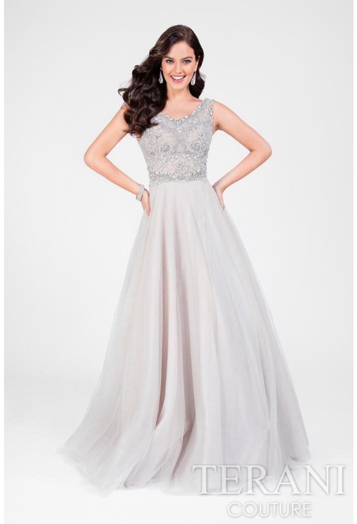 Terani Prom - Embelished Sleeveless With Back Corset Prom Gown 1711p2832