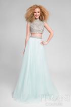 Terani Prom - Gorgeous Two-piece Gown With Embelished Waist 1712p2746