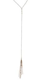 Heather Gardner - Blue Moon Lariat In Gold Or Silver W/ Turquoise Crystal