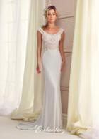 Enchanting By Mon Cheri - 217104 Embroidered Jersey Sheath Gown
