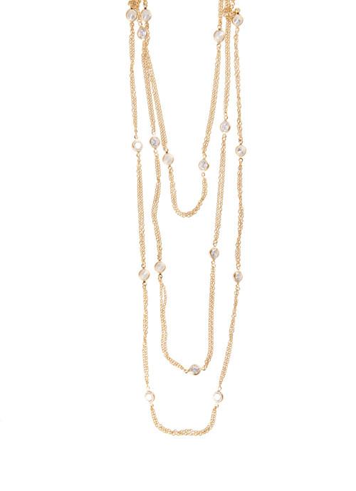 Heather Gardner - Triple Layer Cz Necklace