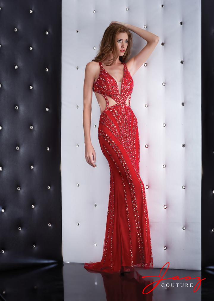 Jasz Couture - 5434 Dress In Red