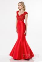Terani Evening - Lace Bateau Neck Evening Gown 1522e0508b