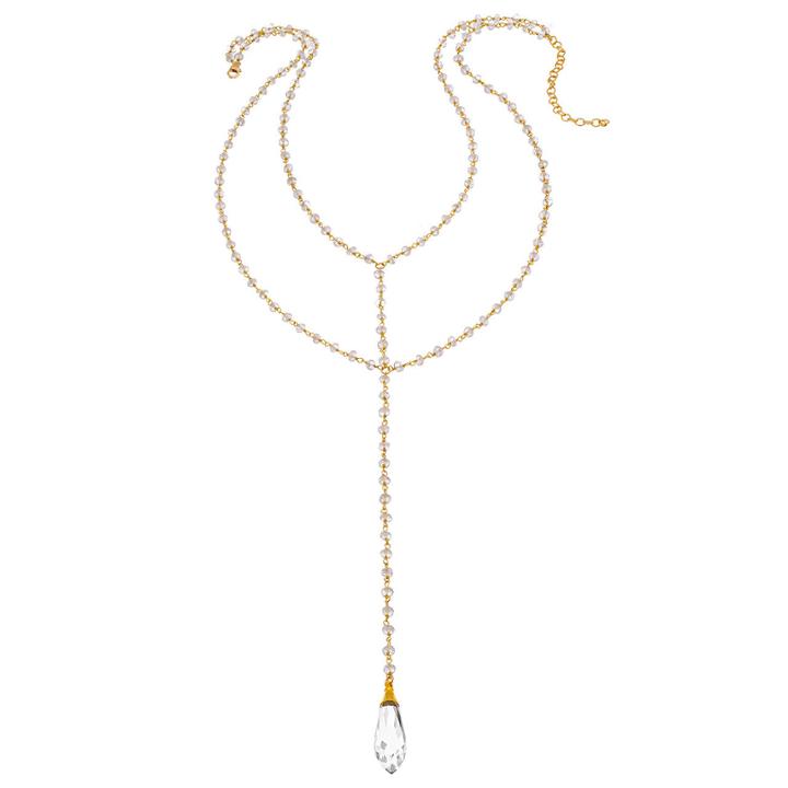 Heather Hawkins - Double Y Gemstone Necklace