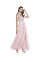 Aspeed - L1421 Long A-line Embellished Prom Dress