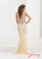 Jasz Couture - 5717 Dress In Champagne And Gold