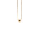 Tresor Collection - Lente Pendant With Diamond Frame In 18k Yellow Gold