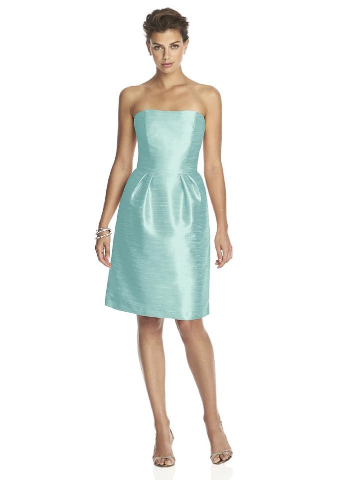 Alfred Sung - D614 Bridesmaid Dress In Seaside