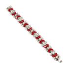 Ben-amun - Ruby Deco Crystal Bracelet