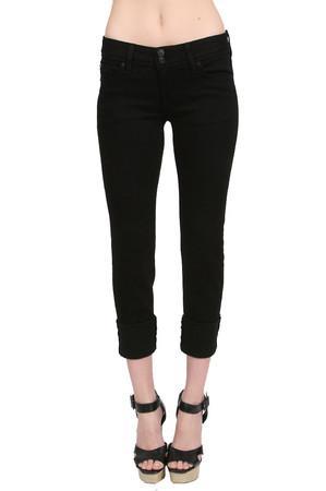 Hudson Jeans Ginny Crop Straight Jean In Black