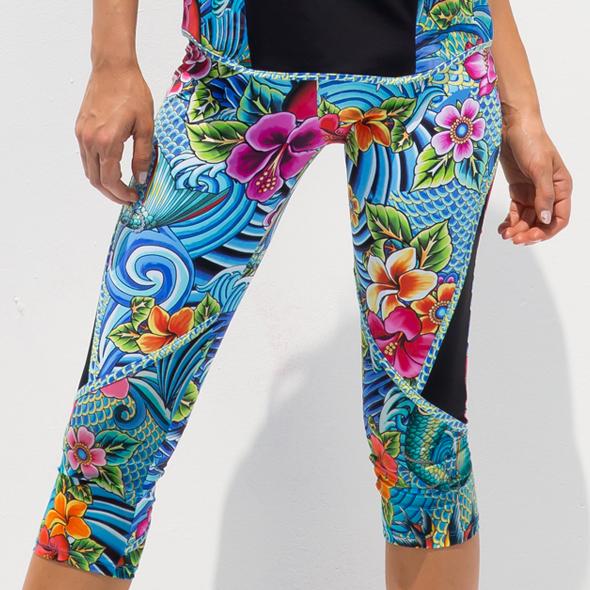 Luli Fama - Inked Babe Short Pants In Multicolor (f515b06)