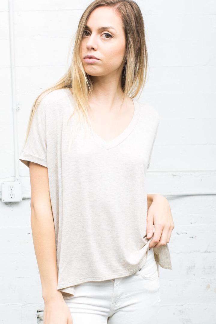 Joah Brown - Escape Tee In Oatmeal