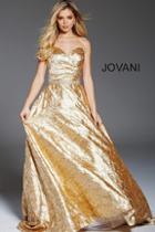 Jovani - 53222 Crystal Embellished Sweetheart Ballgown