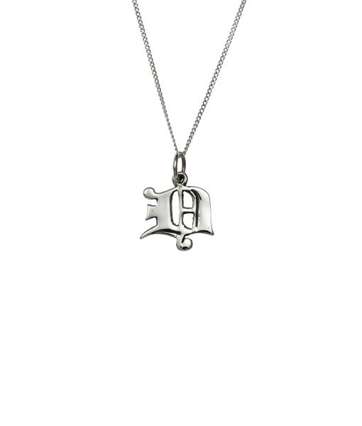 Femme Metale Jewelry - Love Letter D Charm Necklace