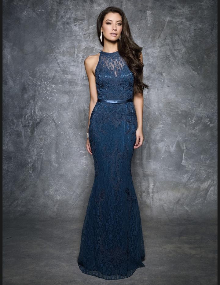 Nina Canacci - Sleeveless Lace Prom Dress 4103