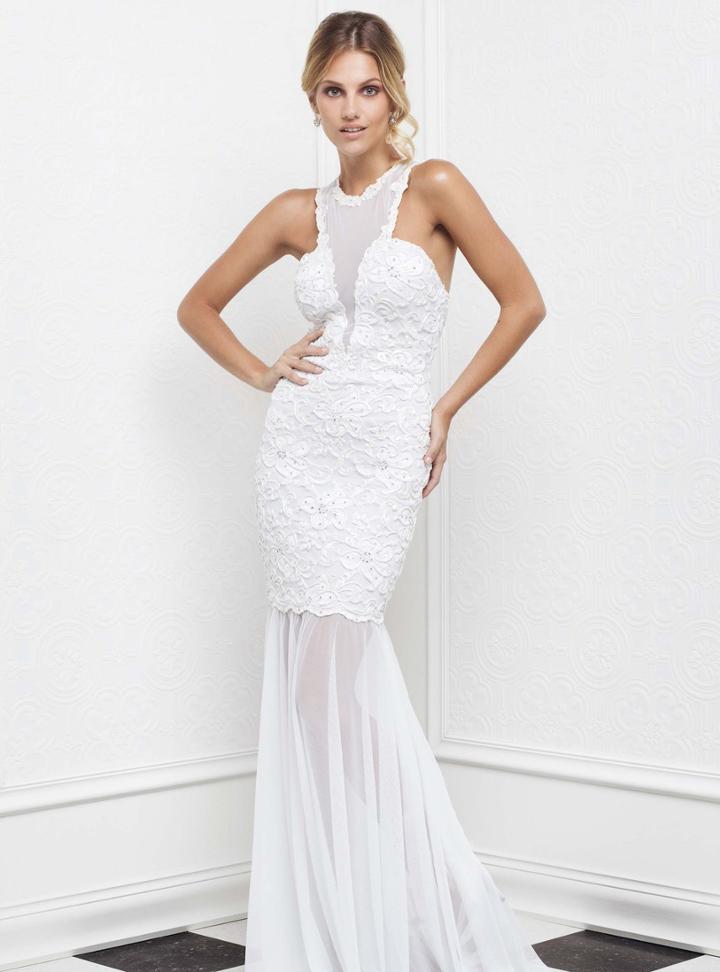 Baccio Couture - Milly - 923 Painted Long Dress