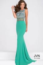 Jovani - Mermaid Beaded Bodice Prom Dress Jvn36888