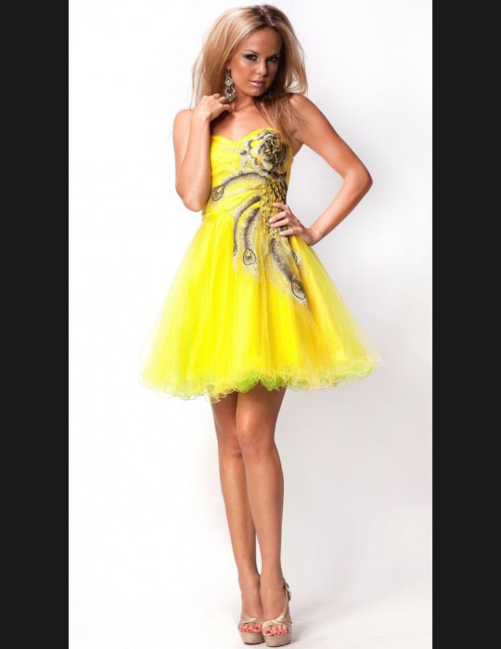 Nina Canacci - Cl1515 Dress In Yellow