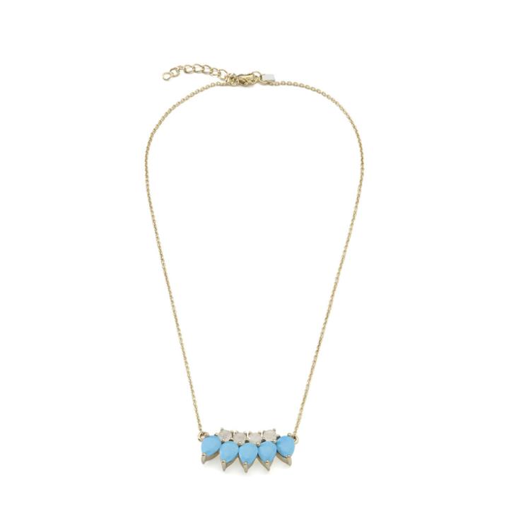 Margaret Elizabeth - Ashbury Necklace Moonstone & Turquoise