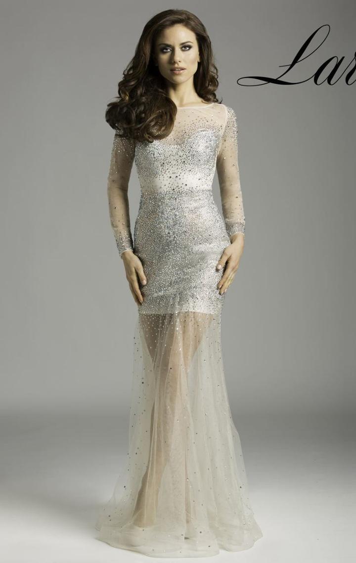 Lara Dresses - 32496 In Beige