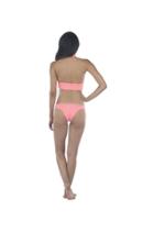 Lolli Swimwear - Double Dip Bottom In Hot Coral