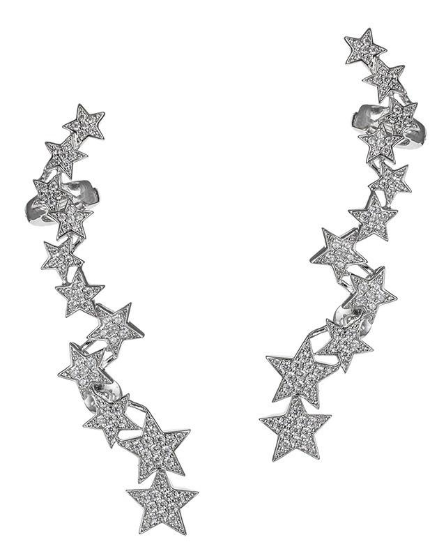 Cz By Kenneth Jay Lane - Celestial Climber Earring
