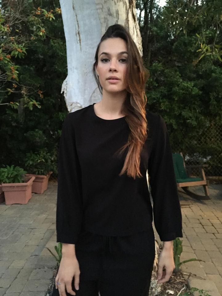 Deer Top In Black