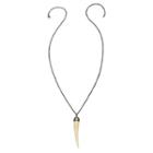 Heather Hawkins - Kiss Necklace In White Tusk