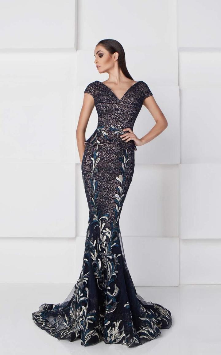 Saiid Kobeisy - Embroidered Lace Evening Gown 2774