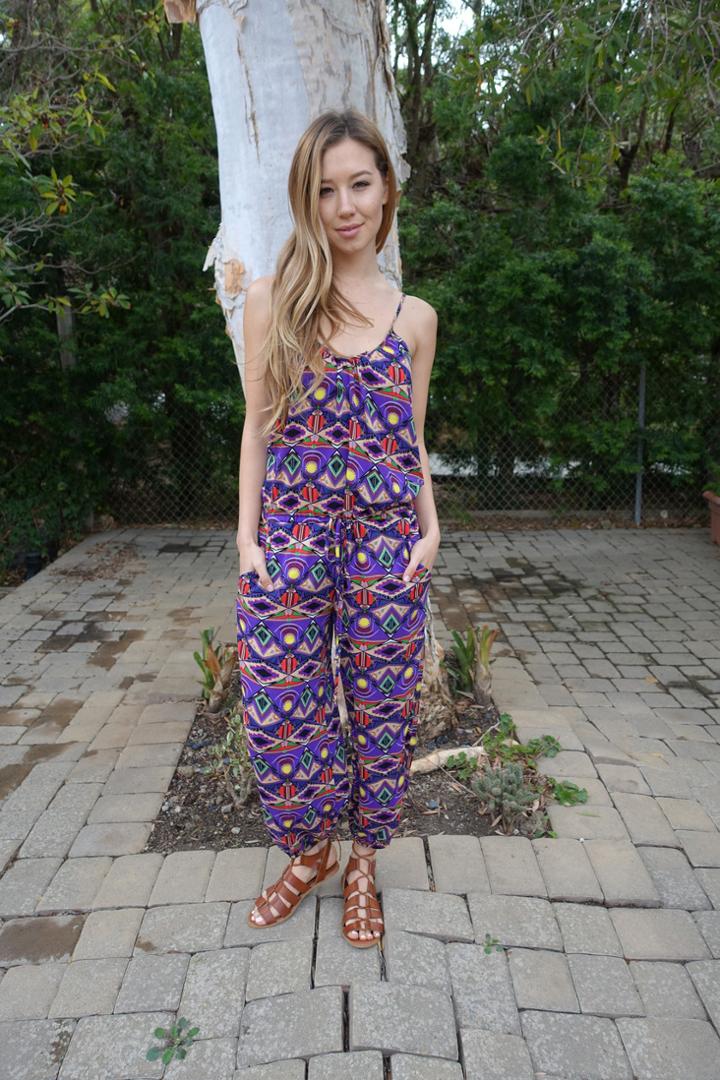 Tysa - Claudette Jumpsuit In Hathor Sunset