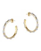 Jarin K Jewelry - Large Sunburst Hoop Earrings
