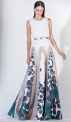 Saiid Kobeisy - 3415 Sleeveless Jewel A-line Evening Dress
